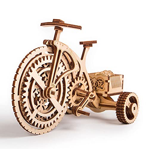 Wood Trick 3D Деревянная игрушечная модель велосипеда - Велосипед. 