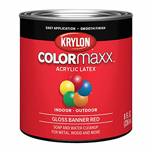 Krylon K05633007 COLORmaxx Acrylic Latex Brush On. 