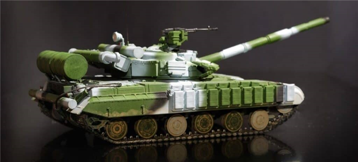 Готовая модель танкового набора