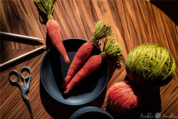 Пошаговая схема вязания морковки для начинающих