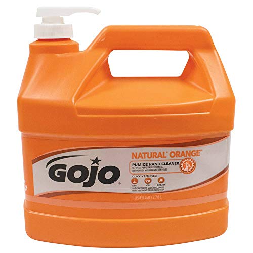 GOJO NATURAL ORANGE Pumice Hand Cleaner, 1 Gallon.
