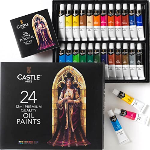 Набор масляных красок Castle Art Supplies 24 x 12ml |. 