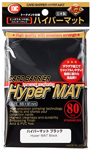 KMC Full Size Hyper Matte Sleeves (80-Pack). 