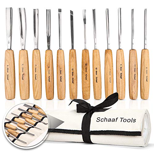 Schaaf Wood Carving Tools 12-pc Chisel Set with. 