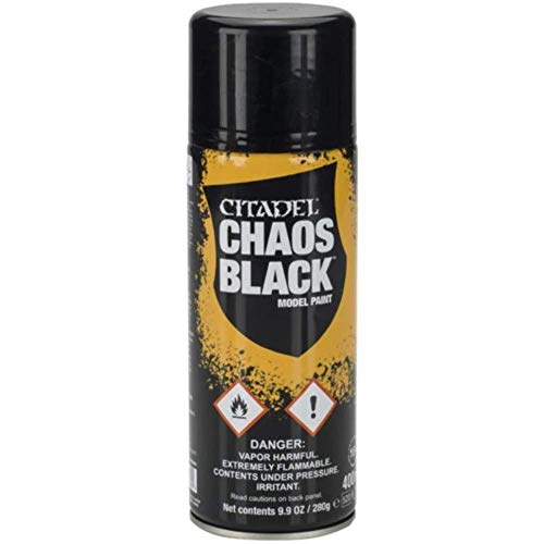 Games Workshop Citadel Spray Paint Chaos Black 9.9. 