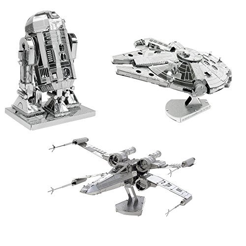 Metal Earth 3D Model Kits Star Wars Set of 3. 