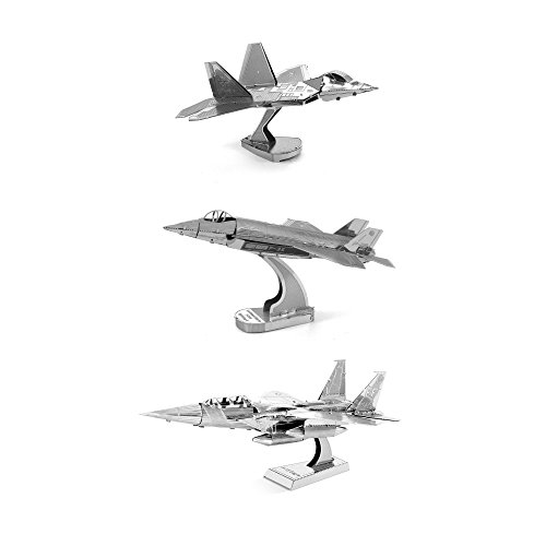 Metal Earth 3D наборы моделей Набор из 3: F-22 Raptor -. 