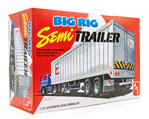 AMT Big Rig Semi-Trailer - 1/25 Scale Model Truck. 