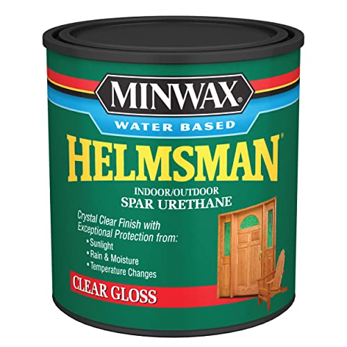 Minwax Helmsman Spar Urethane на водной основе, кварта. 